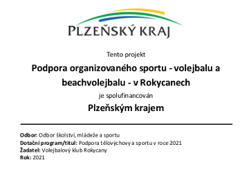 Podpora Plzeňského kraje