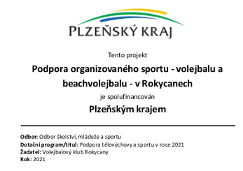 Podpora Plzeského kraje